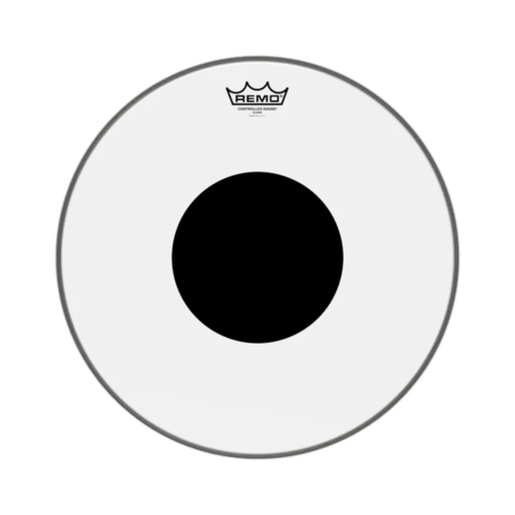 Pele Controlled Sound Transparente Com Círculo Preto Remo 16"