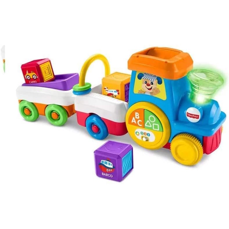 Trem Primeiras Palavras Fisher-Price Completo | Shopee Brasil