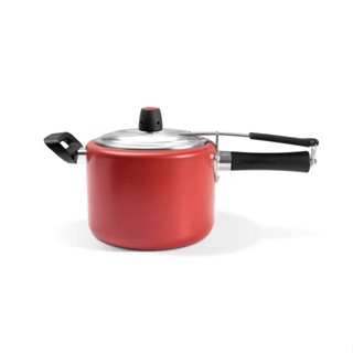 Panela de Pressão Brinox Vapt Ø 20 x 15 cm 4,5 litros Cereja