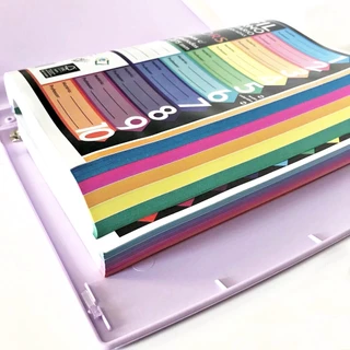 Folhas Fichário Univ. Refil 500 Folhas Colors 10 Matérias com 50 folhas cada