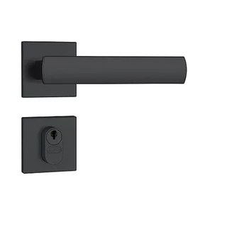Fechadura Externa 803/35 Preto Fosco QUADRADO STAM