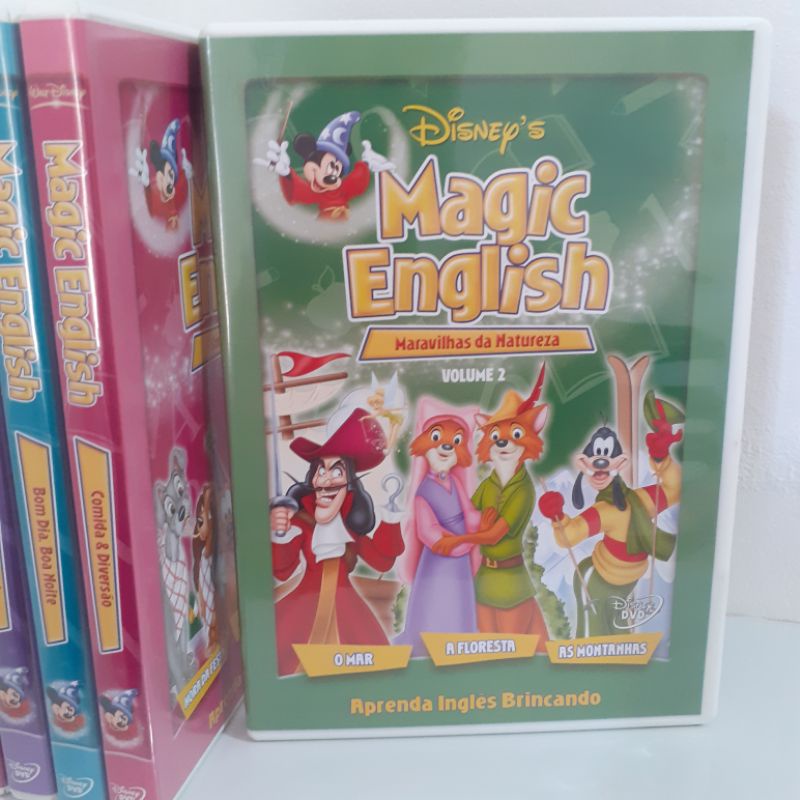 Disney Classicos Magic English Dvd lote coleção original 7