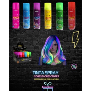 Tinta Temporária para Cabelo Azul Neon - 135ml