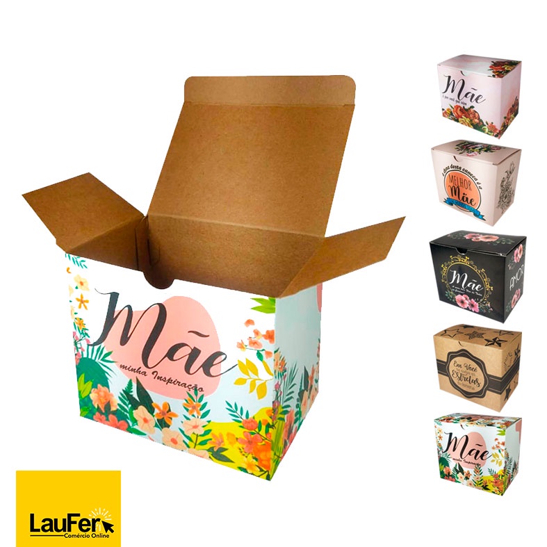 CAIXA DIA DAS MÃES - Embalagens para lojas, presentes e produtos