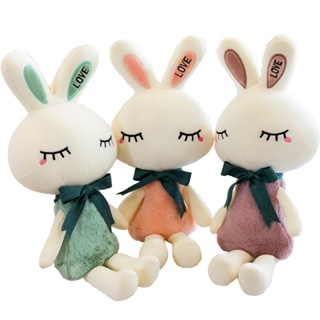 Brinquedos De Pelúcia 45cm De Orelha Longa Recheados Suaves Para Dormir Coelhinhos Fofinhos
