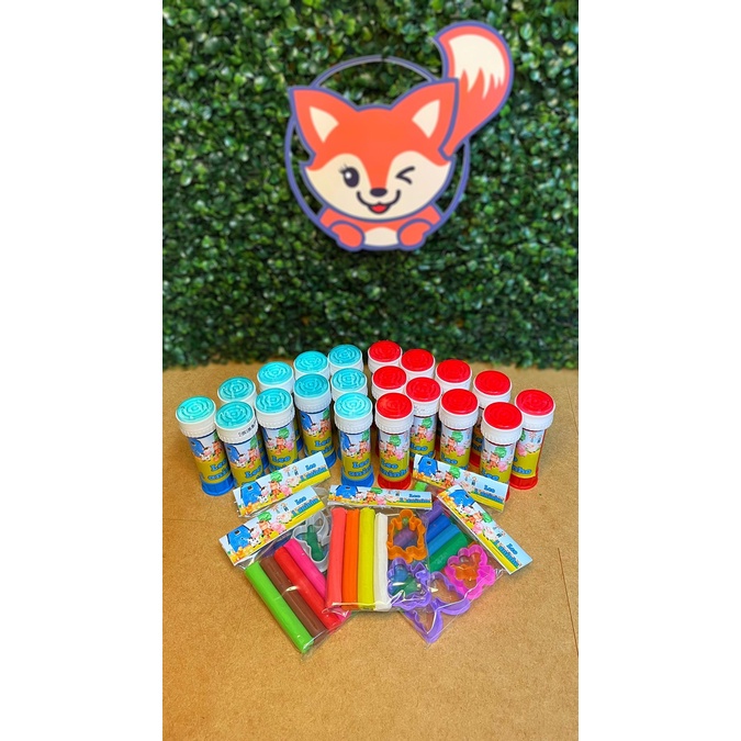 Kit Massinha + Bolinha de Sabão Personalizada