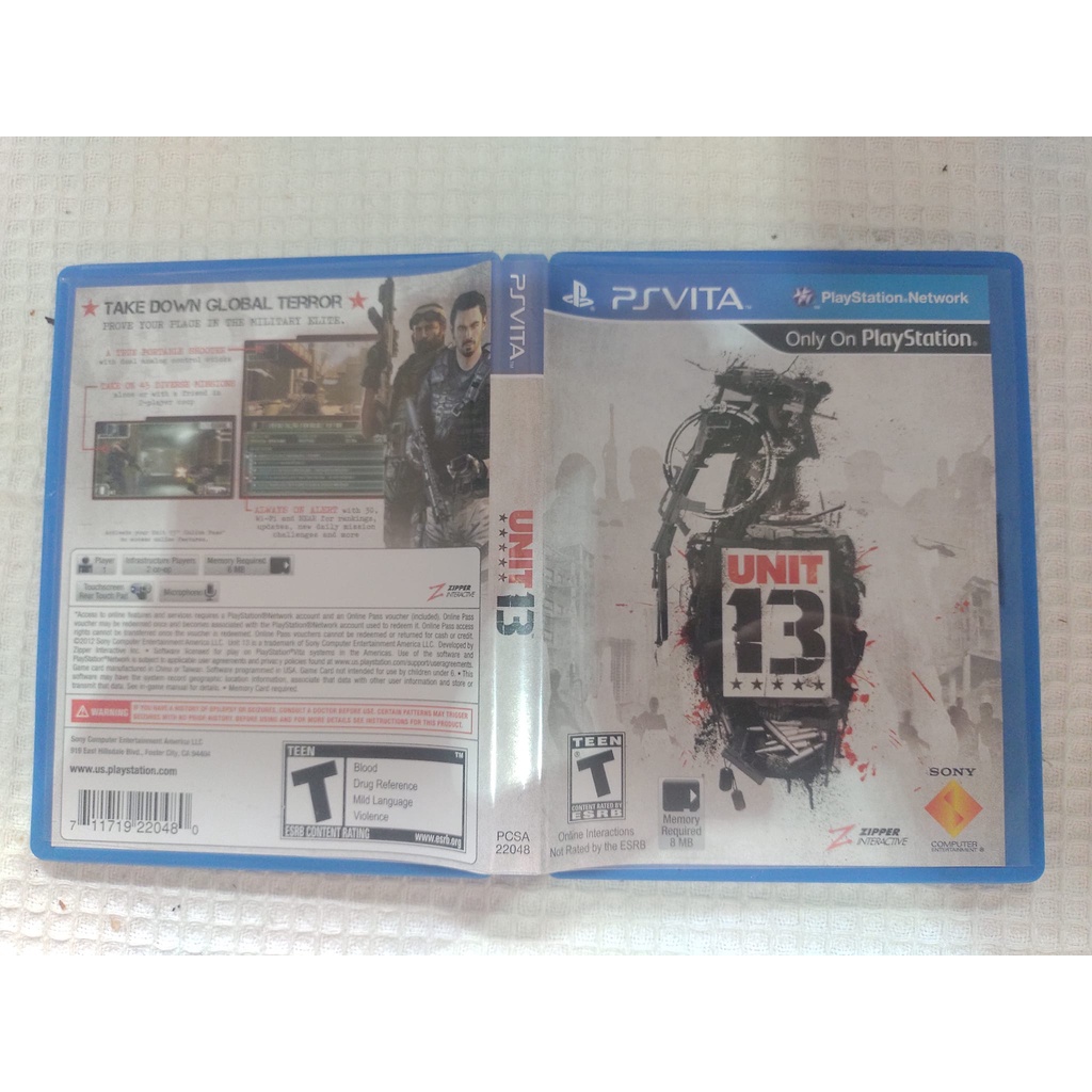 Unit 13 Jogo Original Para Ps Vita Sony | Shopee Brasil