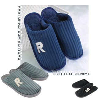 Pantufa De Casa Masculina Feminina Adulta Pelúcia Confortável
