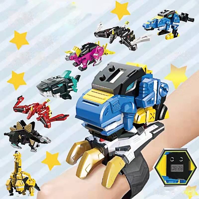 Debora Fashion Kids Watch Transformation Toys Mini Force Super Dino Power Robot Deformação De Brinquedos Para Meninos Presentes De Aniversário