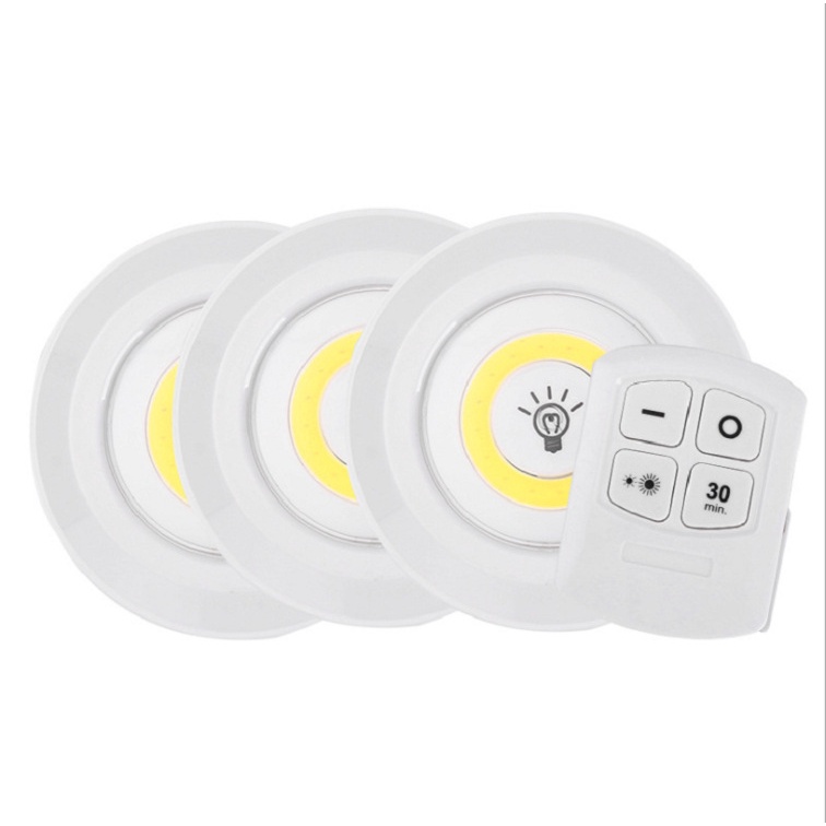 Premium Lampada Led Luminaria Sem Fio Com Controle Remoto Para Sala Armário e Áreas Escuras