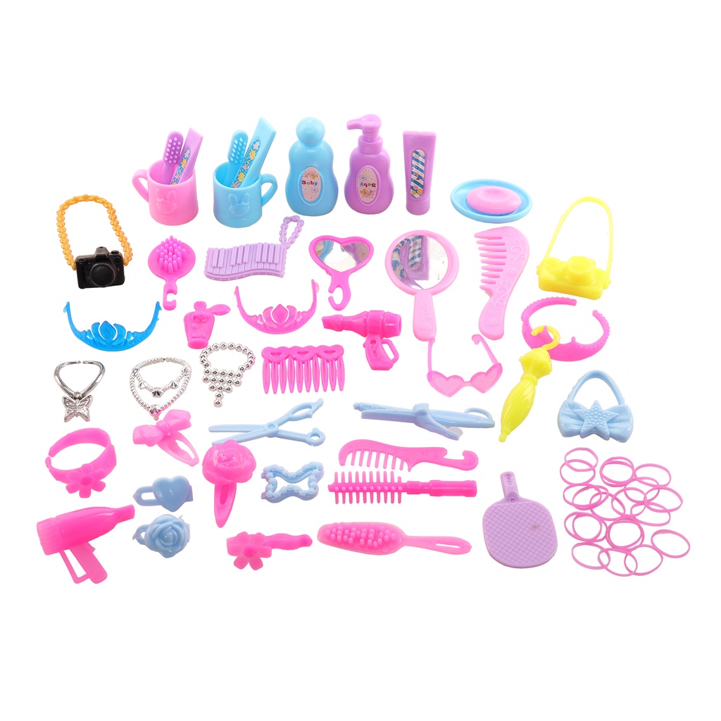 Moda 25 Pçs/lote Mini Comida Para Barbie Crianças Jogo Dollhouse Foods  Miniatura 1:6 Boneca