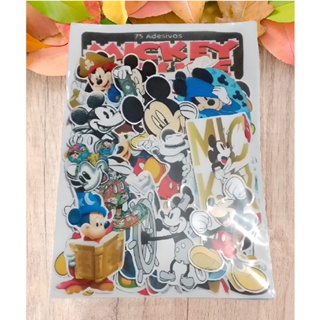 75 Adesivos Mickey Mouse Vários Tamanhos