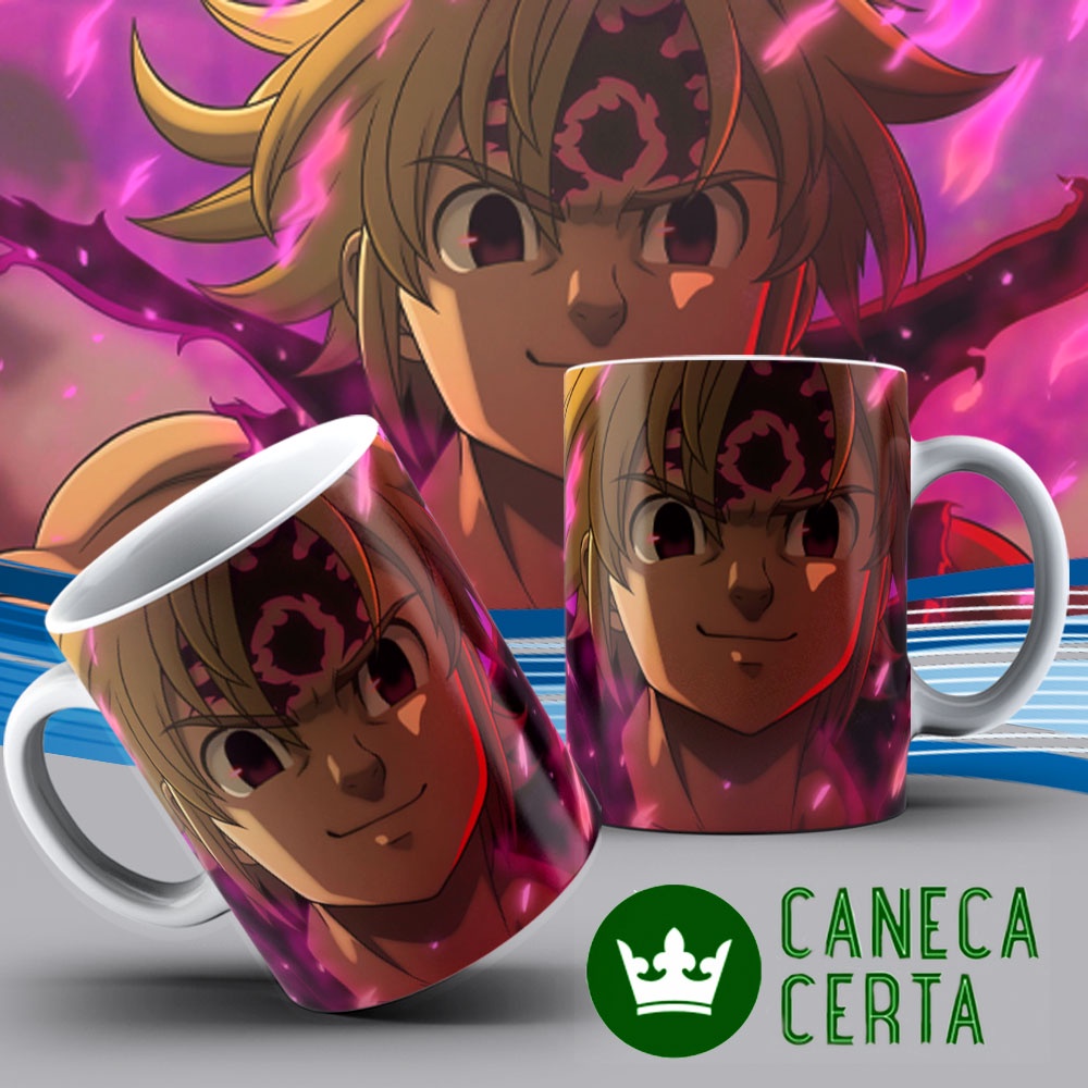 Caneca meliodas - nanatsu no taizai