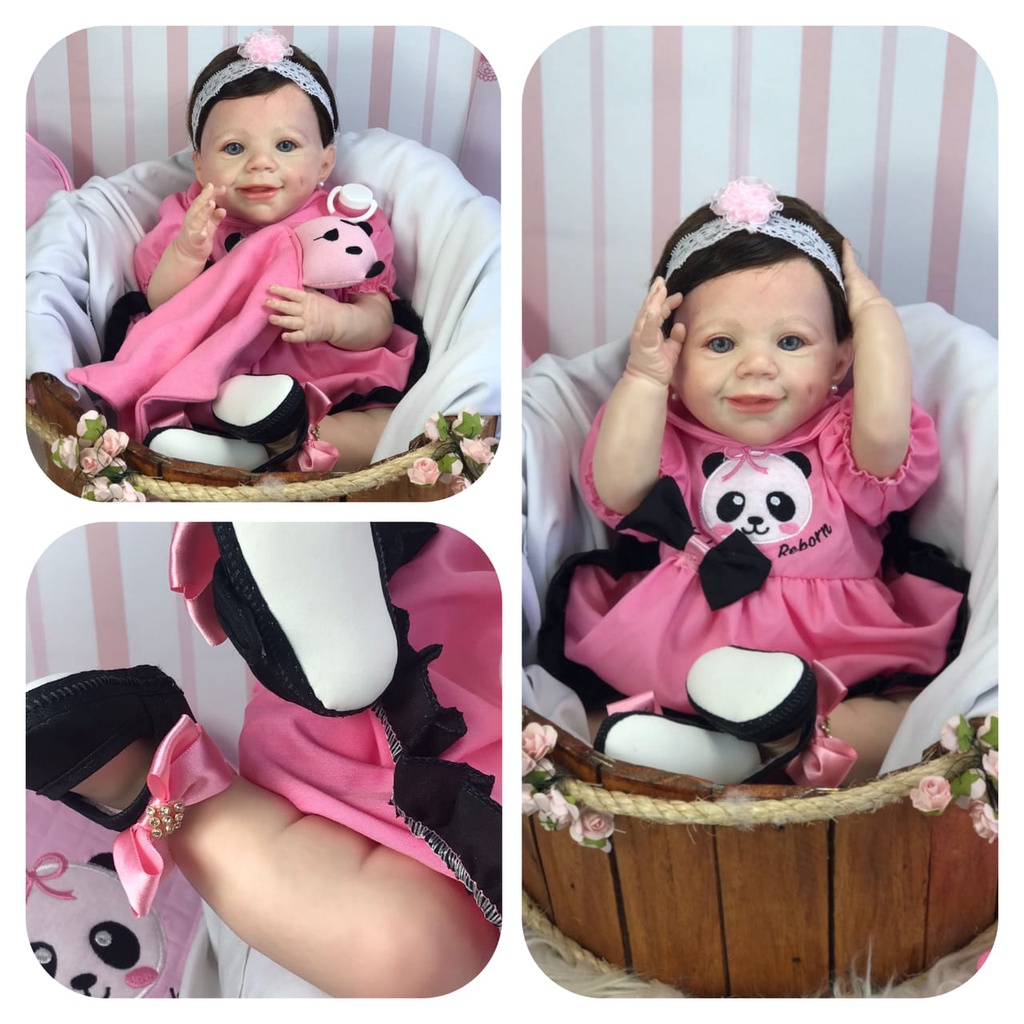 58cm Silicone Reborn Baby Dolls Boneca Reborn Realista Fashion Doll for  Princess Child Gift Latest New Bebes