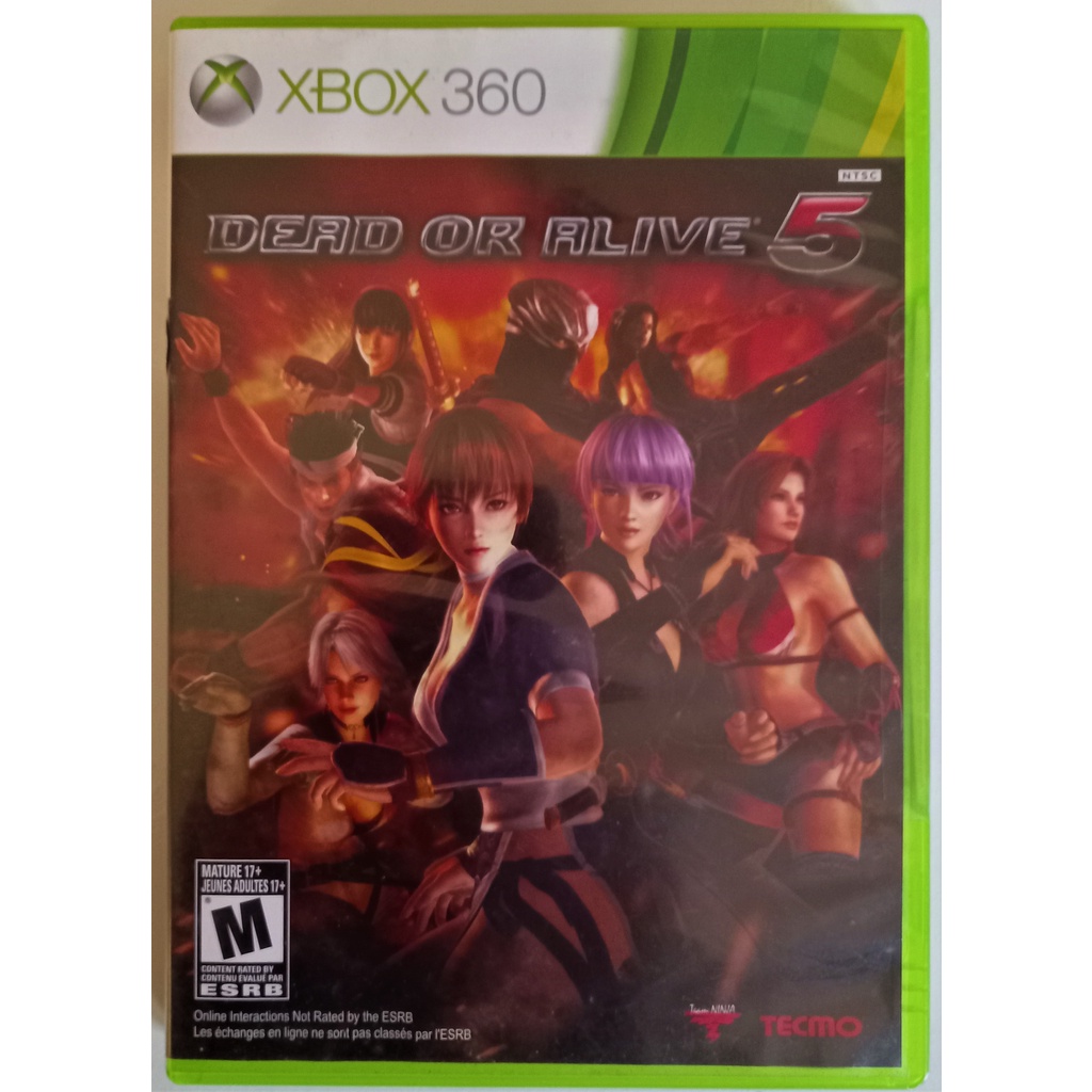 JOGO DEAD OR ALIVE 5 ORIGINAL XBOX 360 MIDIA FISICA CD. | Shopee Brasil