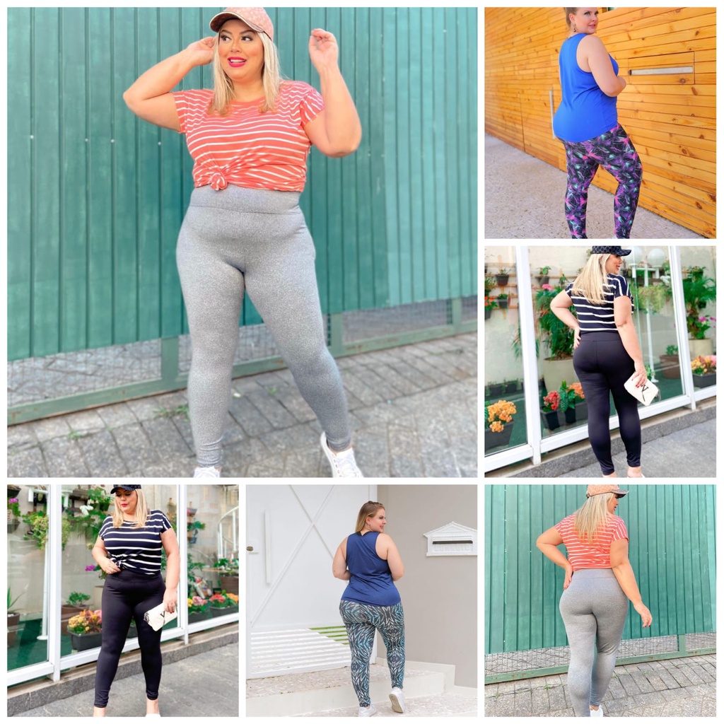 Legging plus size store atacado