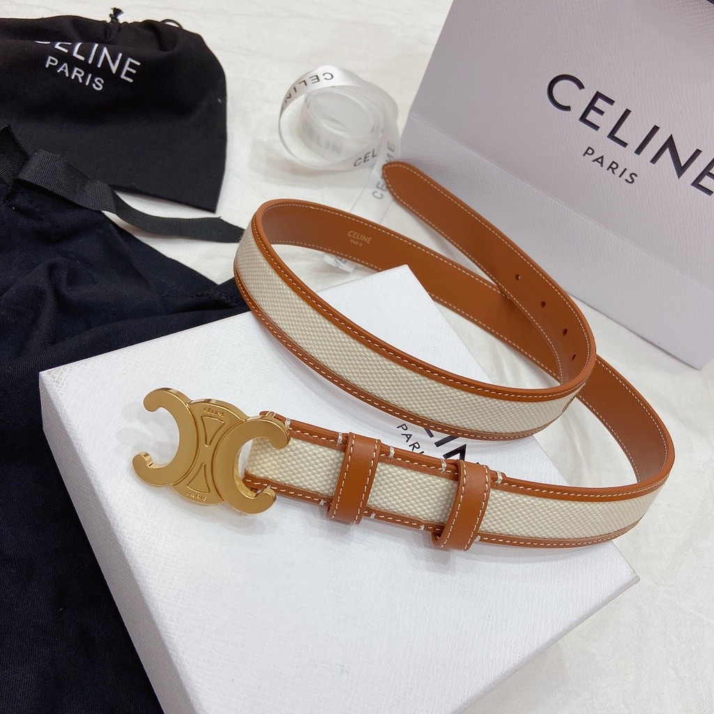 [Popular] Cinto Feminino Arc de Triomphe de Couro Impresso 2 , 5cm
