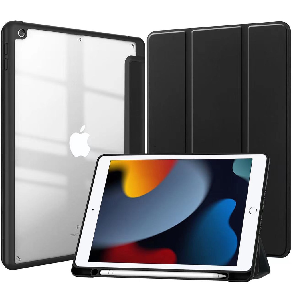 Capa Case Acrílico Magnética Com Suporte Para Caneta iPad 10.2 7/8