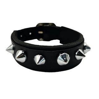 Pulseira Punk Rock Com Espinhos Spike Regulável K-Pop