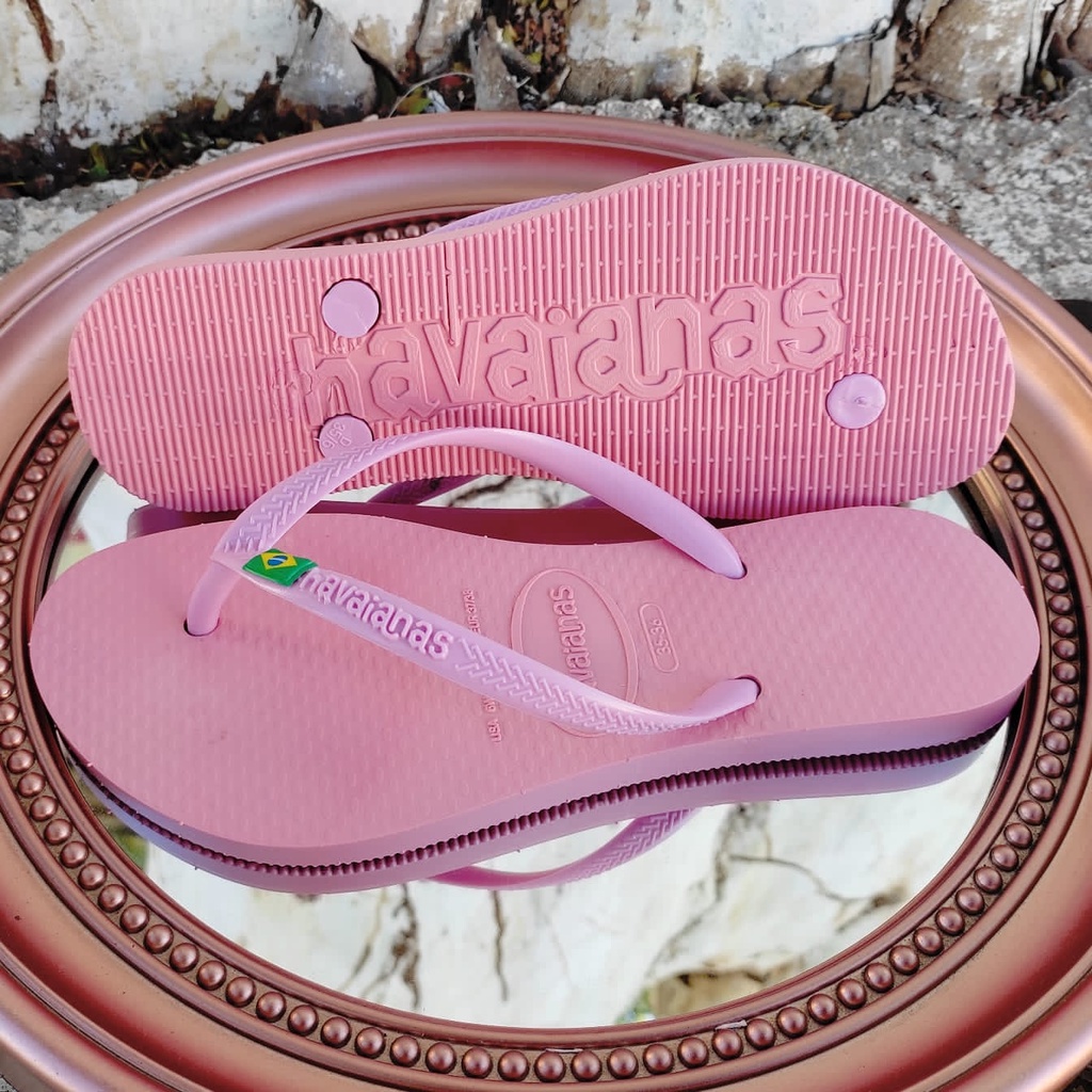 Chinelo havaiana Brasil Feminino macio lançamento
