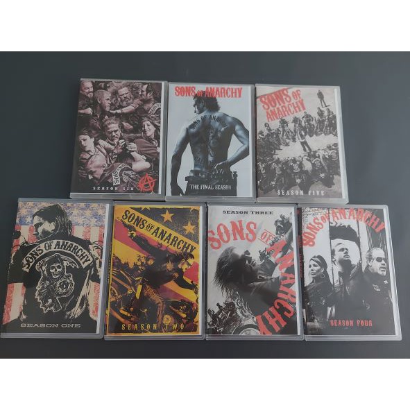 Box Dvd Sons Of Anarchy todas temporadas dubladas | Shopee Brasil