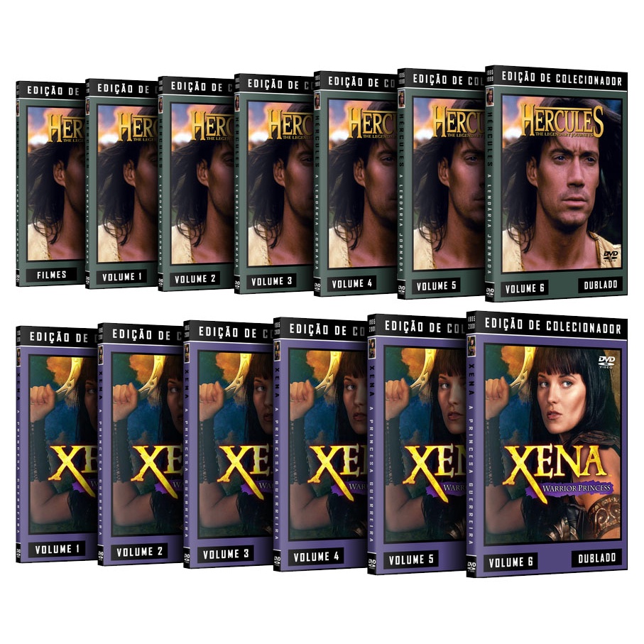 Hércules e Xena - Todas as Temporadas + Filmes em DVD