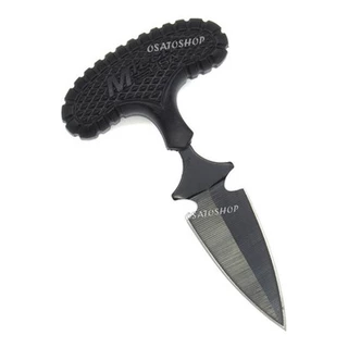 Faca T Push Dagger M Fighter Preto Tech Osato Kn Ergonômica + Bainha