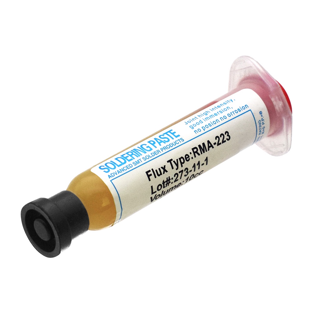 Tubo Siringa 10 Cc/1 Pz Pasta Per Saldatura Grasso Flusso RMA-223 PCB - Foto 8