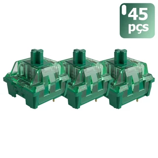 Kit Com 45 Switch Para Teclado Mecânico Akko Matcha Green