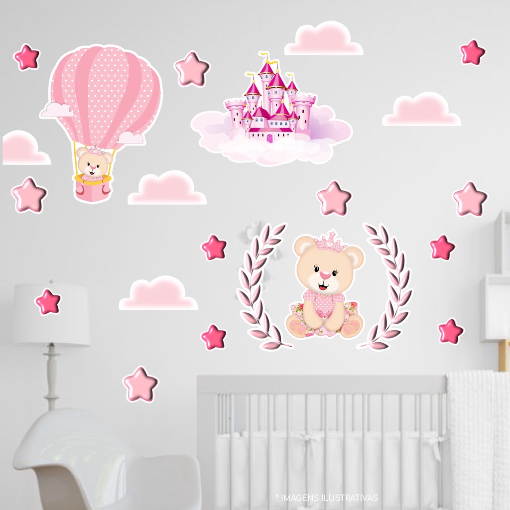 Adesivo De Parede Para Decoração De Casa, Para Bebês, Princesas