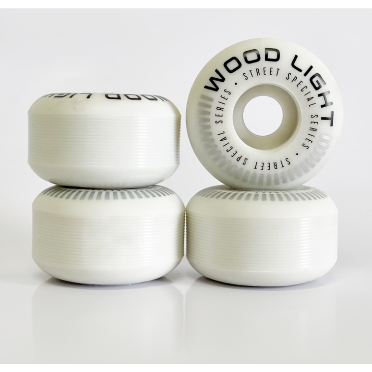 Rodas Wood Light 53mm 99a Polyurethane 4 Roda Skate Skateboard