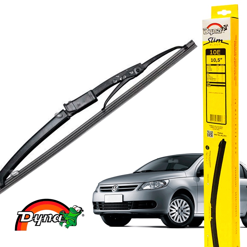 Limpador de Para-brisa Gol G5 2008 a 2012 Dyna Convencional Palheta Chuva Traseira