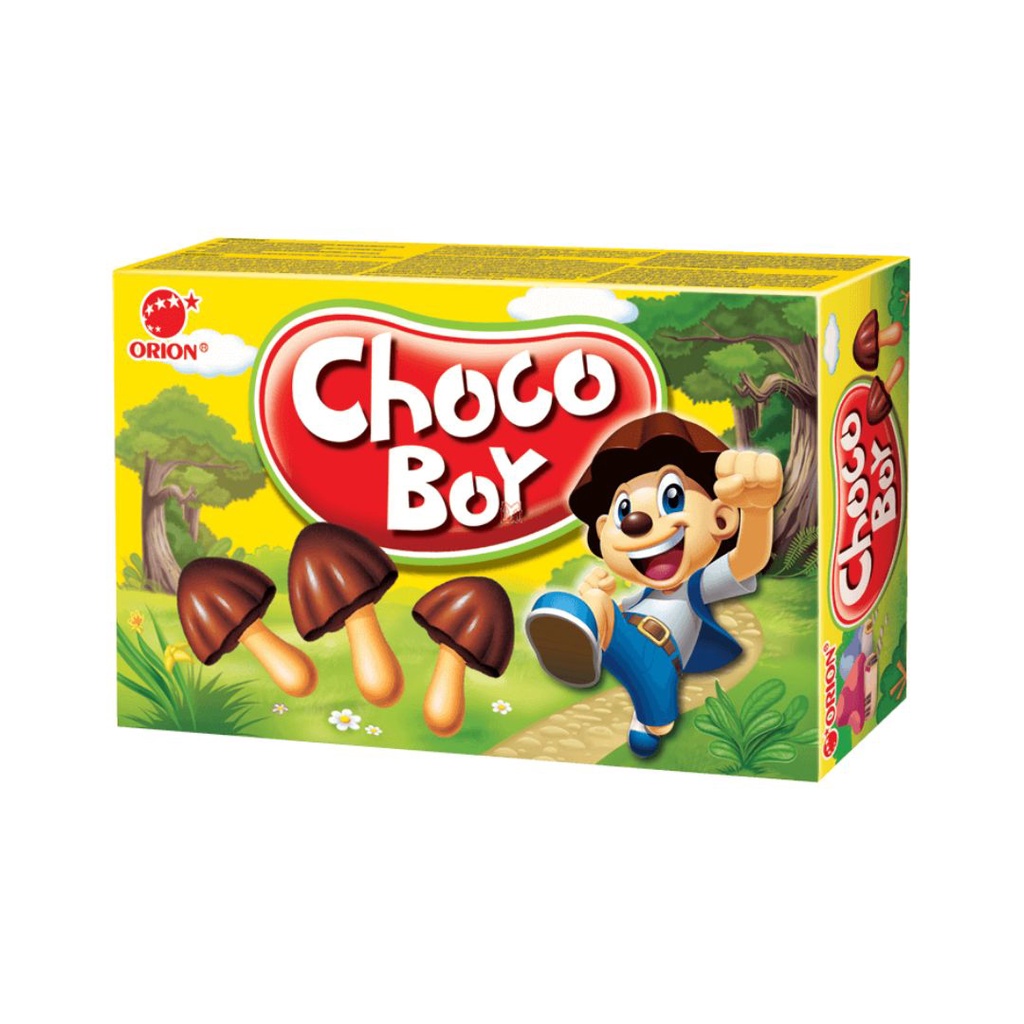 Biscoito de Chocolate Cogumelo Orion Coreano 50g | Shopee Brasil
