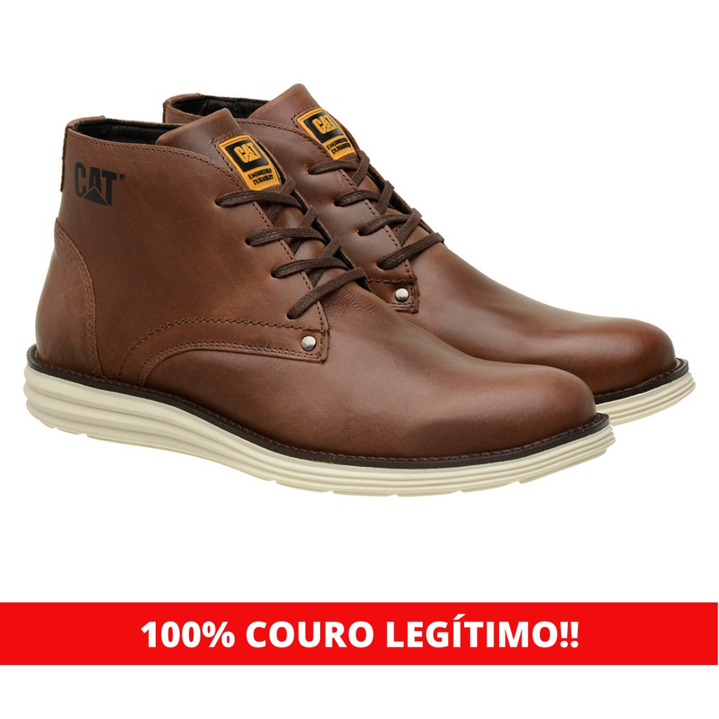 Bota Caterpillar Masculina de Couro Adventure Cat 9820 Original - Pilar  Online - As melhores Promoções e Ofertas só aqui!