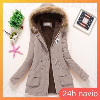 Casaco feminino, casual, trespassado, clássico, jaqueta de inverno, quente,  com capuz, tamanho G, preto : : Moda