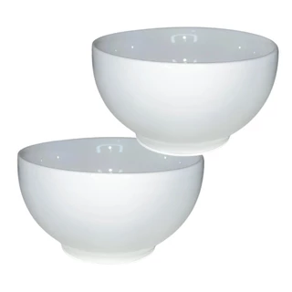 2 Cumbuca 500Ml Sopa caldos Açaí molhos porcelana branca capri media tijela