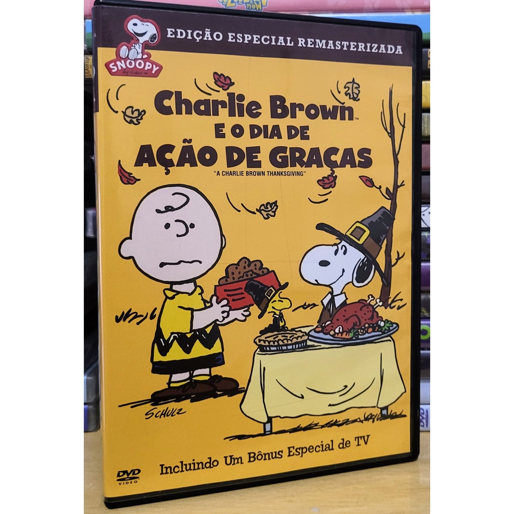 DVD Charlie Brown E O Dia De Ação De Graças (Original Bom Estado ...