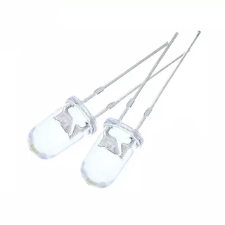 Kit 50 Peças Led 5mm Branco Alto Brilho
