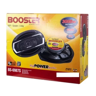 01 PAR de Alto Falantes Booster Bs-6987s - 6x9 - 3000watts PMPO de 5 Vias.