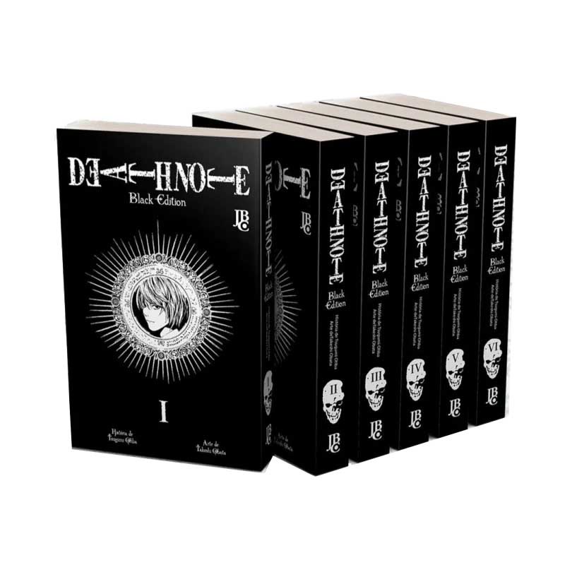 Kit Coleção Livros Mangá Anime Death Note Black Edition 1