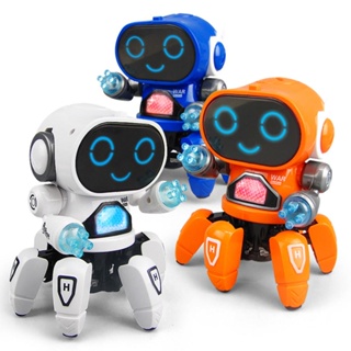 Robô Dançarino Genext Com som e Luzes 3D Robô Articulado Canta Anda Robo Brinquedo Infantil