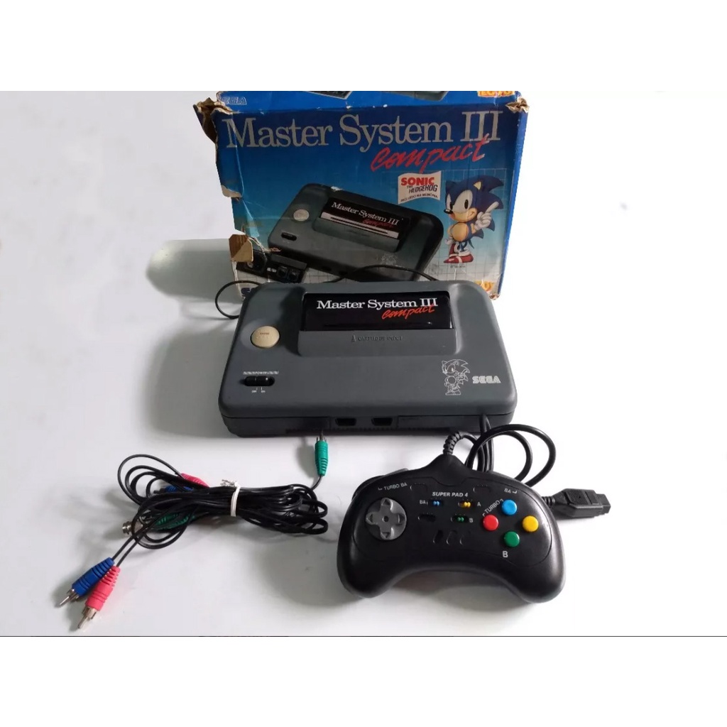 Master System Plug & Play com 40 jogos na Memória