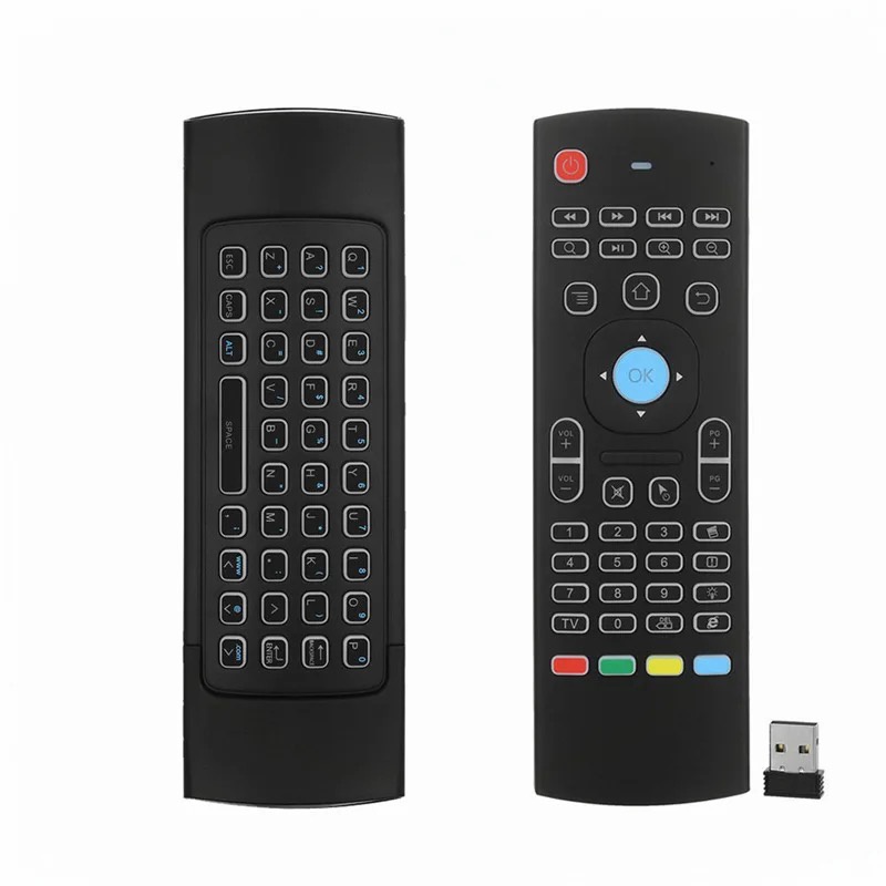 Controle Mini Teclado Air Mouse Wireless Sem Fio Android em