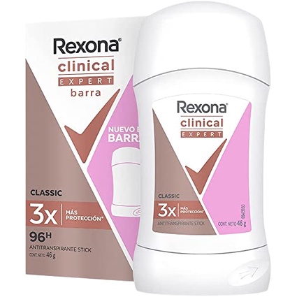 Desodorante Antitranspirante Rexona Clinical Classic Women Stick