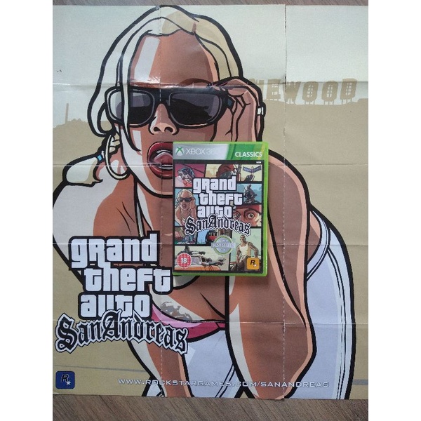 GTA San Andreas - Xbox 360 Mídia Física Usado - Mundo Joy Games