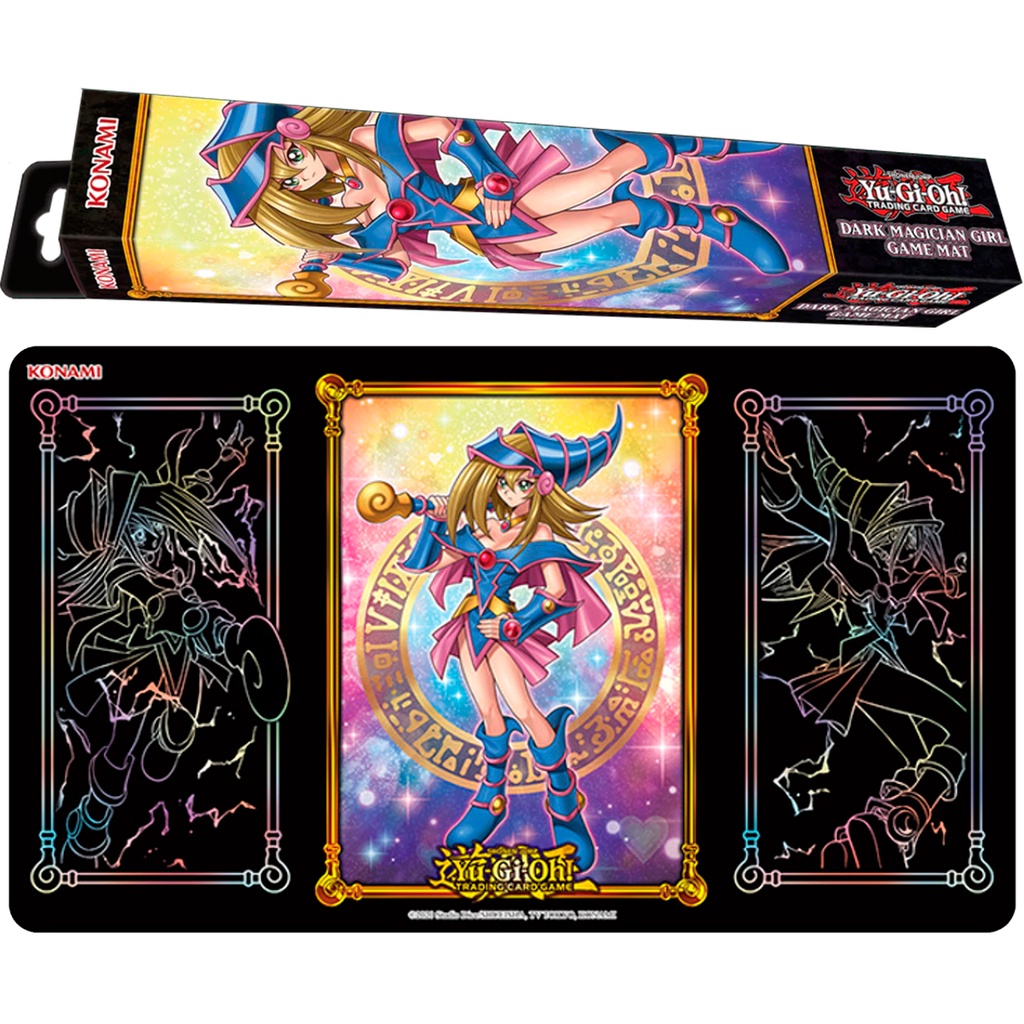Playmat Yugioh Dark Magician Girl Game Mat Oficial Konami Shopee Brasil