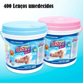 Balde de lenço umedecido 400unids Use it em Oferta na Shopee
