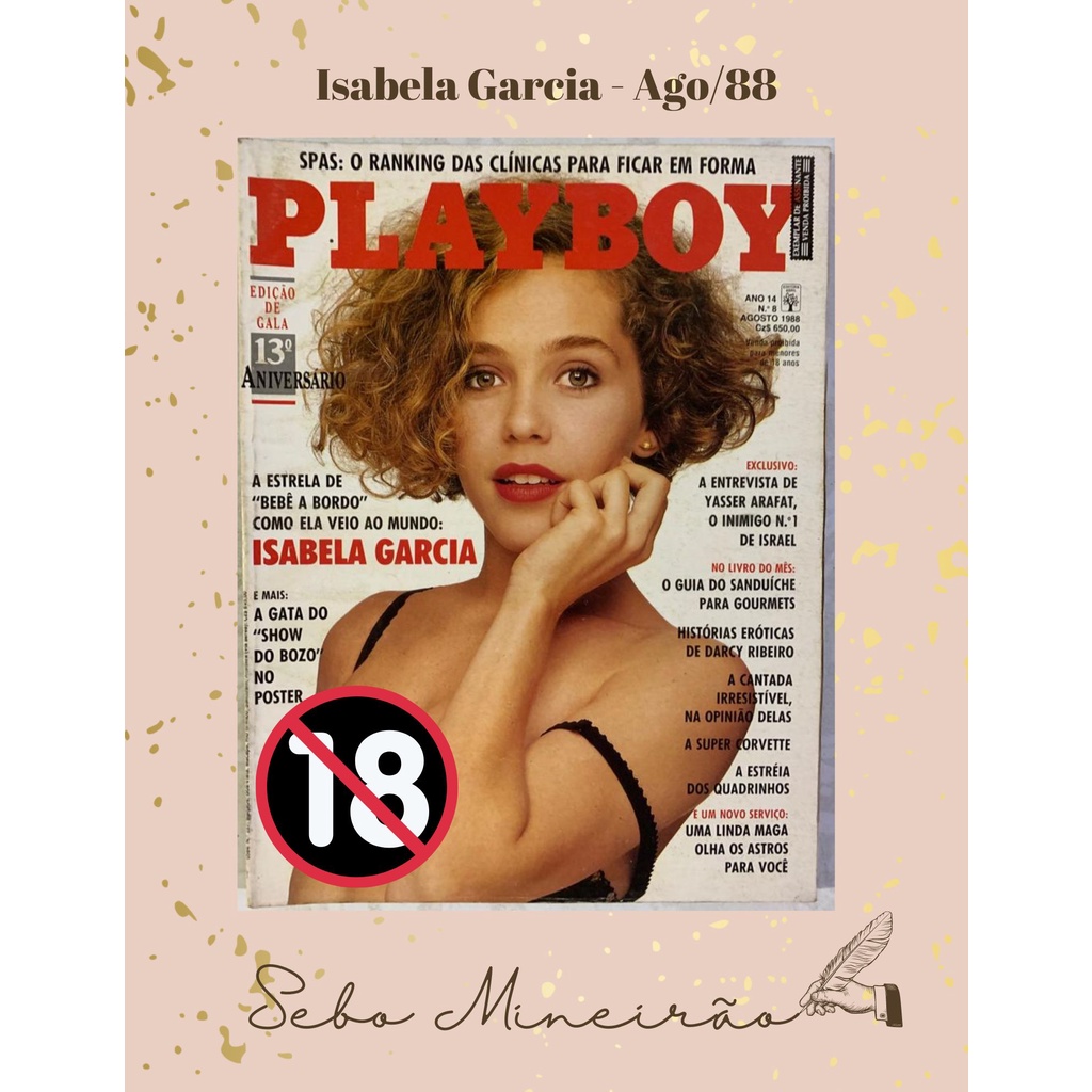 Revista Playboy - Isabela Garcia | Shopee Brasil