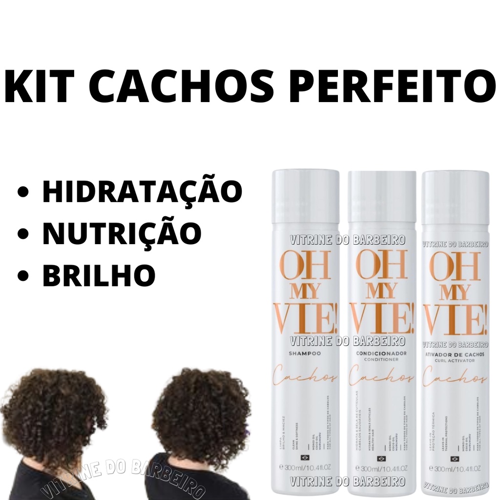 Kit Emoliente - Nutrição e Ativador de Cachos