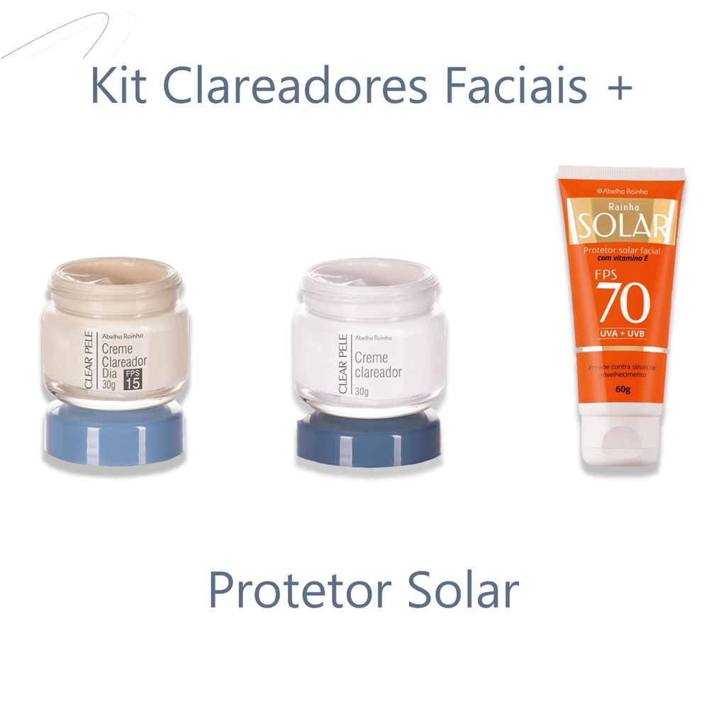 Protetor Solar Clareador Tratamento Melasma Manchas Escuras Espinhas ...